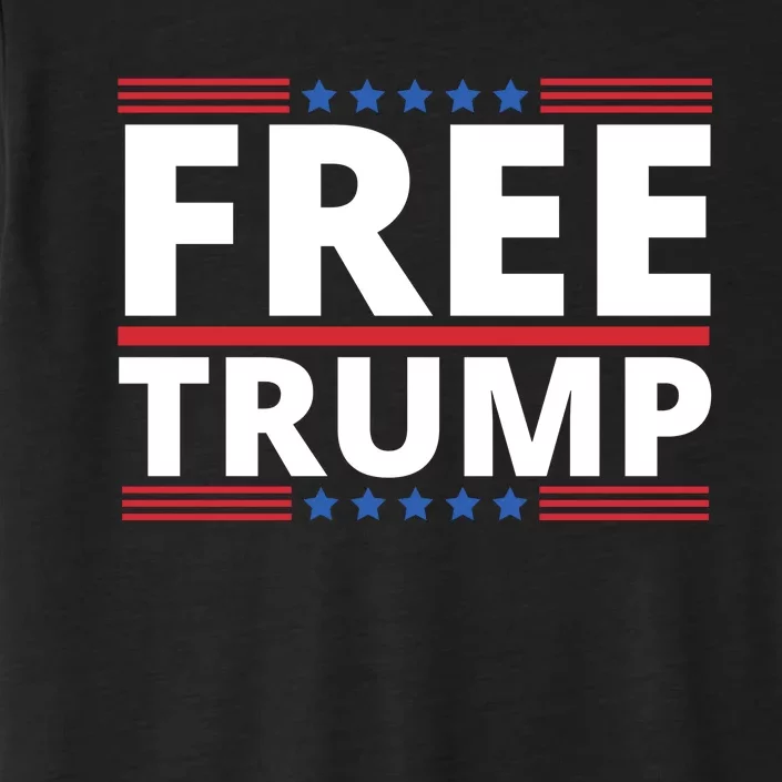 Free Donald Trump Republican Support ChromaSoft Performance T-Shirt