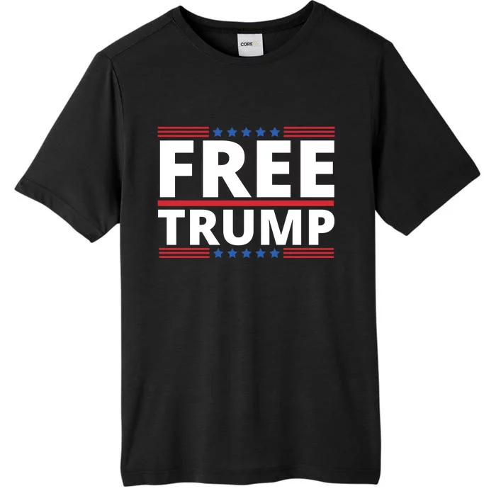 Free Donald Trump Republican Support ChromaSoft Performance T-Shirt