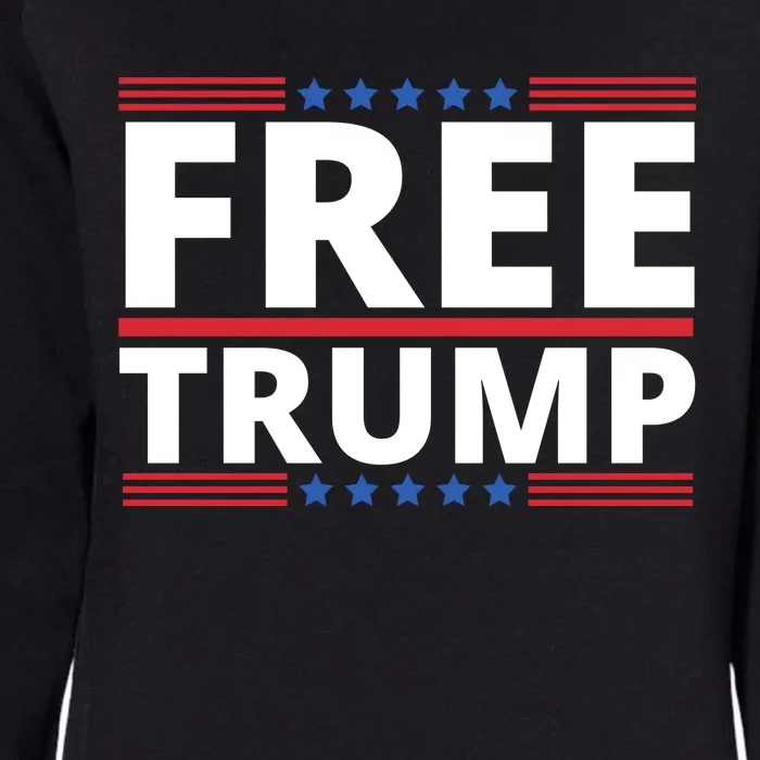 Free Donald Trump Republican Support Womens California Wash Sweatshirt