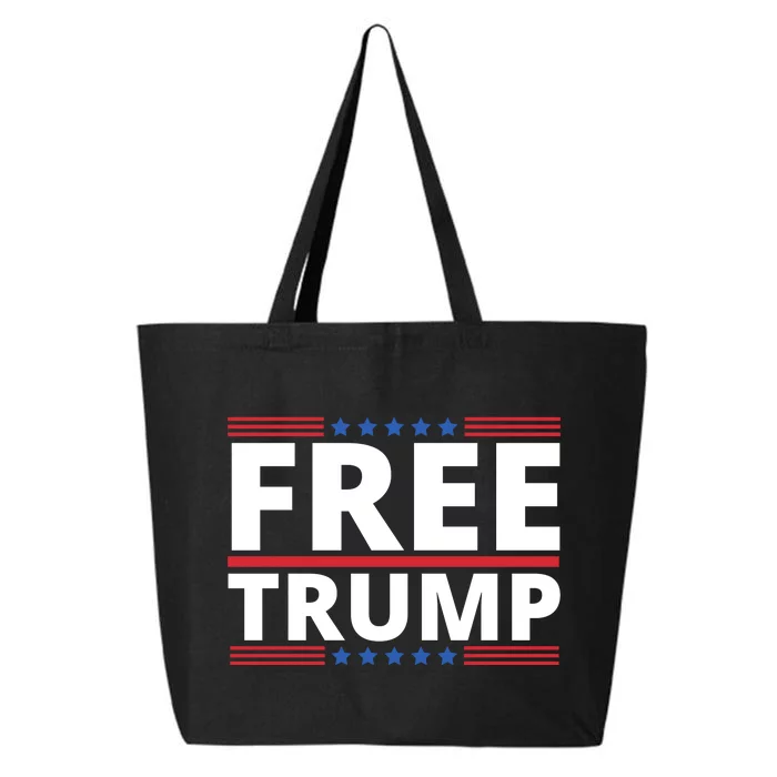 Free Donald Trump Republican Support 25L Jumbo Tote