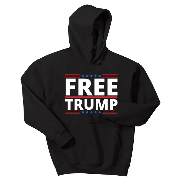 Free Donald Trump Republican Support Kids Hoodie