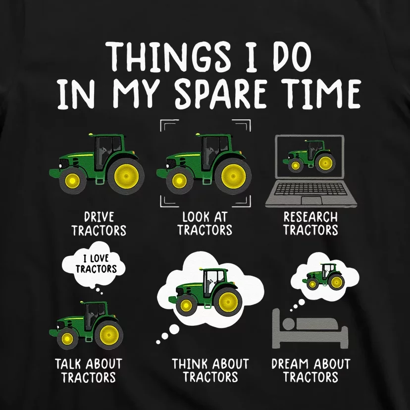 funny tractor farming farmer toddler T-Shirt