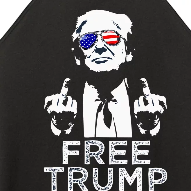 Free Trump Free Donald Trump 2024 Women’s Perfect Tri Rocker Tank