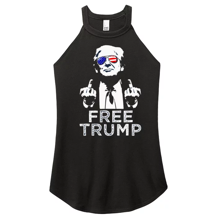 Free Trump Free Donald Trump 2024 Women’s Perfect Tri Rocker Tank