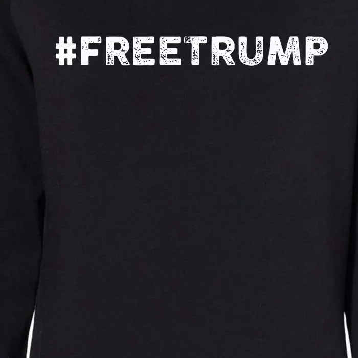 Free Trump Free Donald Trump 2024 Womens California Wash Sweatshirt