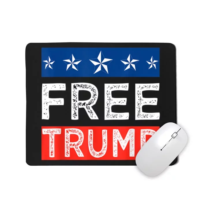 Free Trump, Free Donald Trump 2024 Mousepad