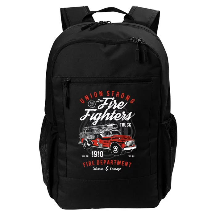 Firefighters Truck Fire Fepartment Daily Commute Backpack