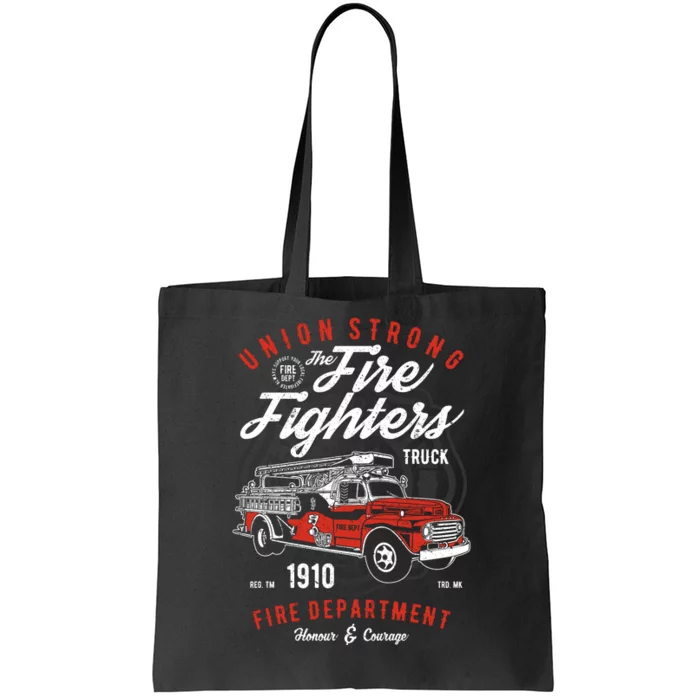 Firefighters Truck Fire Fepartment Tote Bag