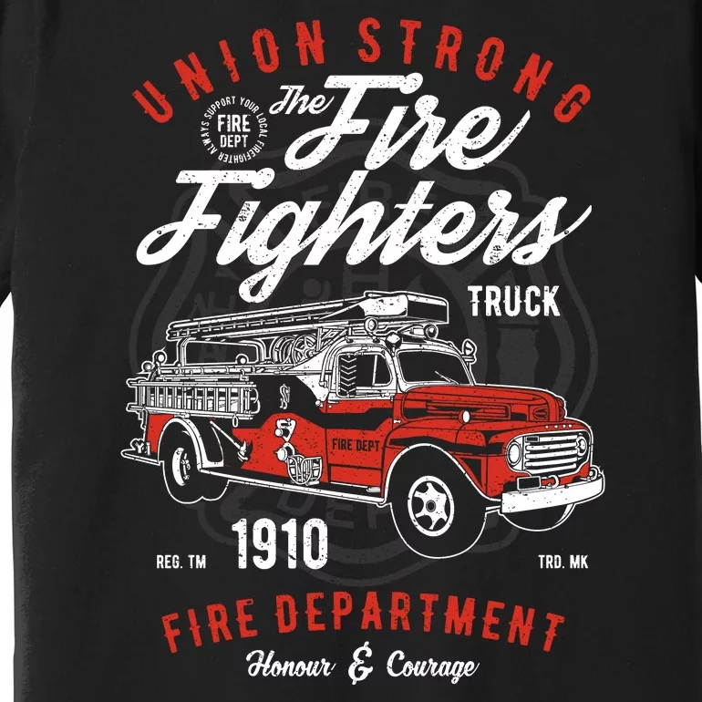 Firefighters Truck Fire Fepartment Premium T-Shirt