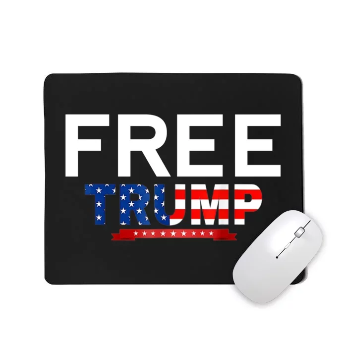 Free Trump, Free Donald Trump 2024 Mousepad