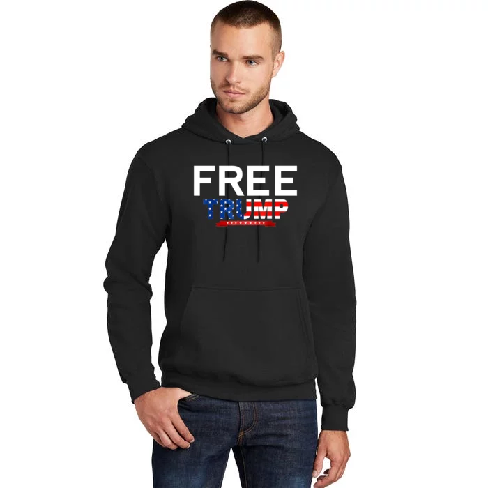 Free Trump, Free Donald Trump 2024 Tall Hoodie