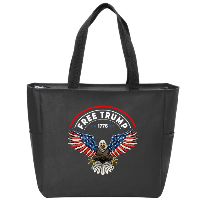 Free Trump, Free Donald Trump 2024 Zip Tote Bag