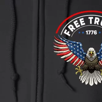 Free Trump, Free Donald Trump 2024 Full Zip Hoodie