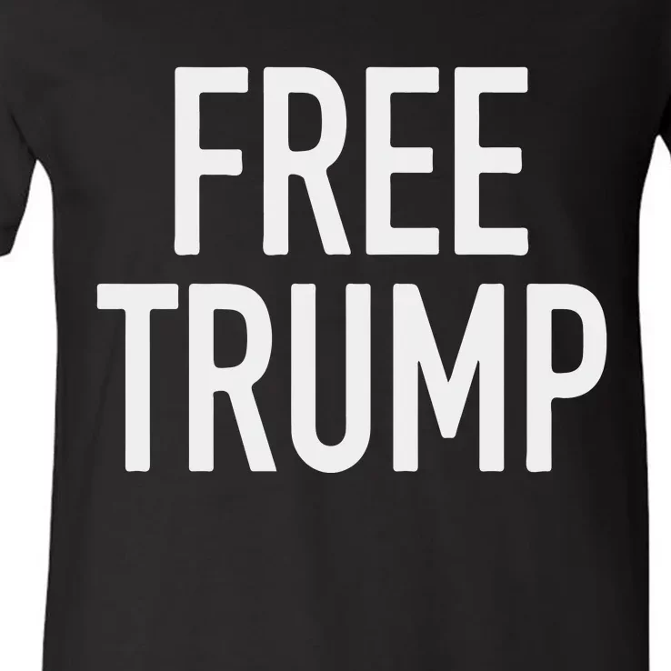 Free Trump V-Neck T-Shirt