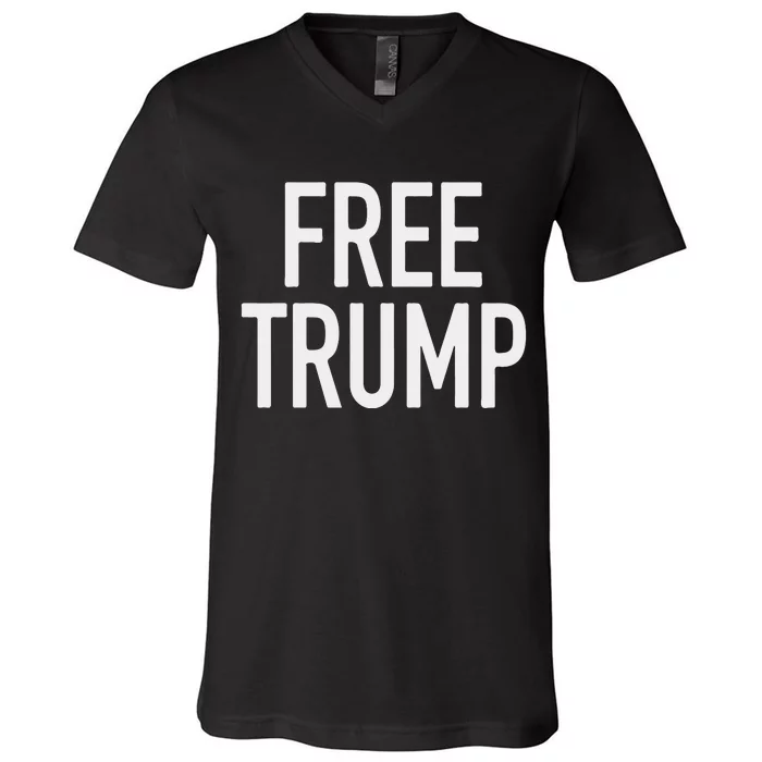 Free Trump V-Neck T-Shirt