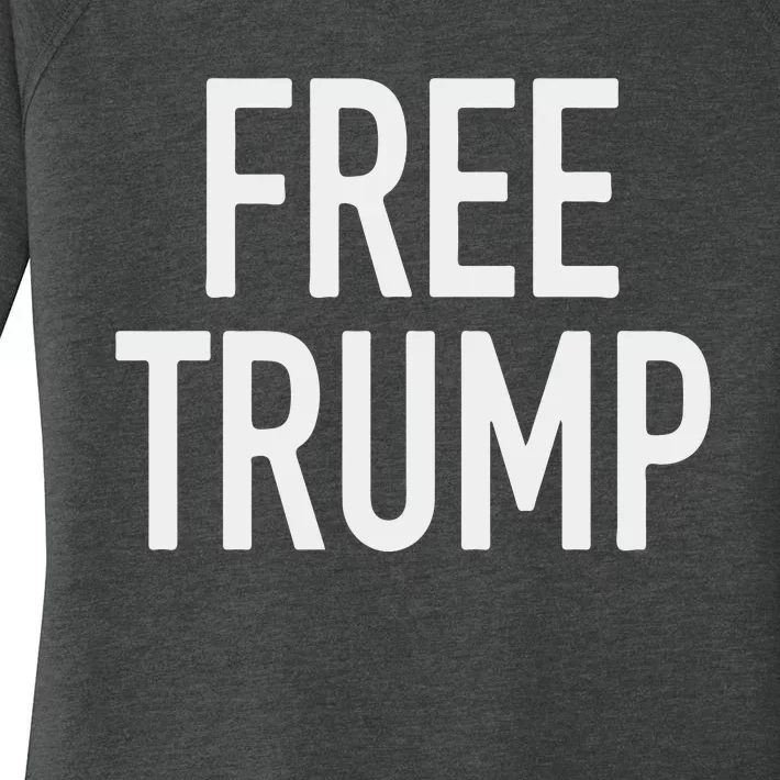 Free Trump Women's Perfect Tri Tunic Long Sleeve Shirt