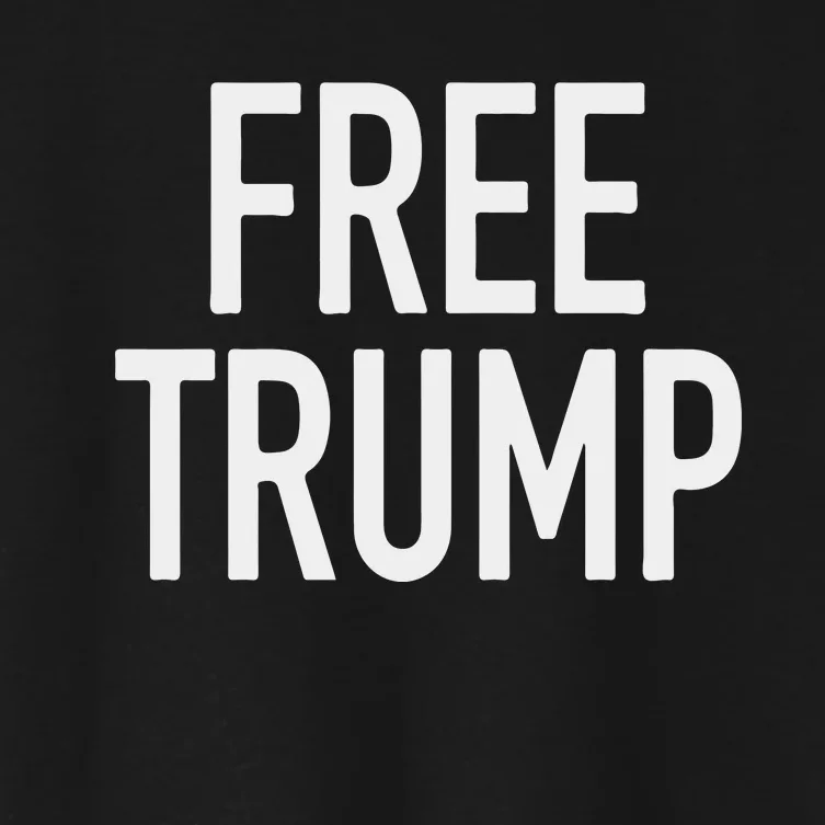 Free Trump Women's Crop Top Tee