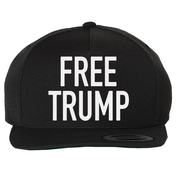 Free Trump Wool Snapback Cap