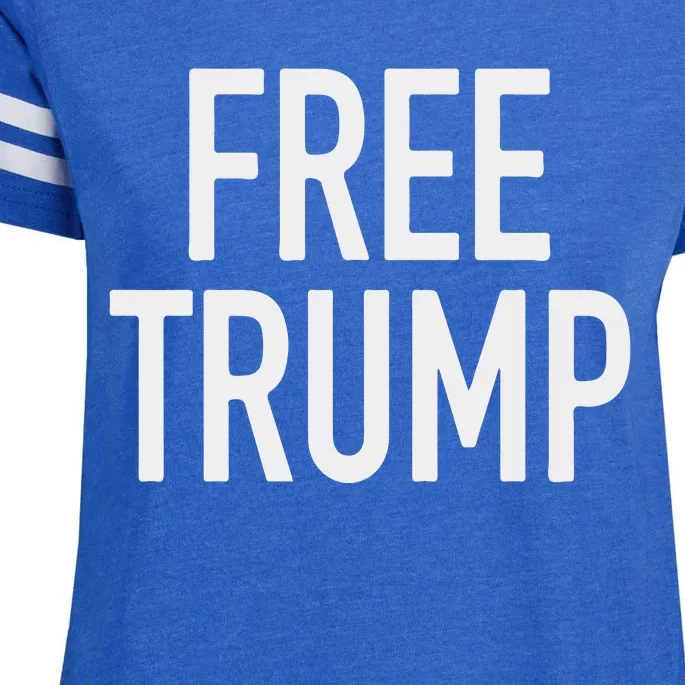 Free Trump Enza Ladies Jersey Football T-Shirt