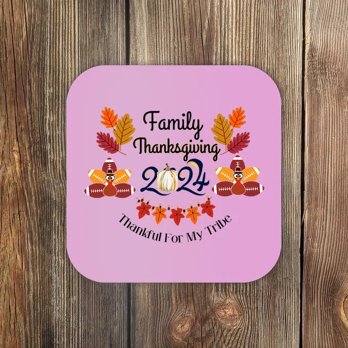 Family Thanksgiving Coaster