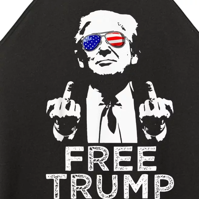 Free Trump Free Donald Trump 2024 Pullover Hoodie Women’s Perfect Tri Rocker Tank