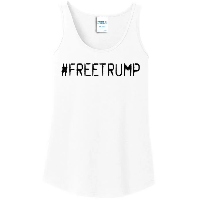 Free Trump Free Donald Trump 2024 Ladies Essential Tank