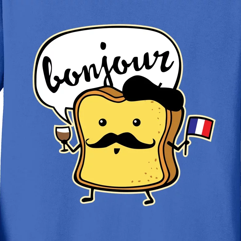 French Toast Kids Long Sleeve Shirt