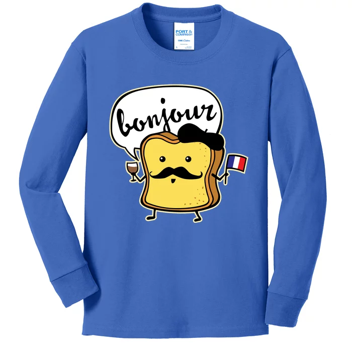 French Toast Kids Long Sleeve Shirt