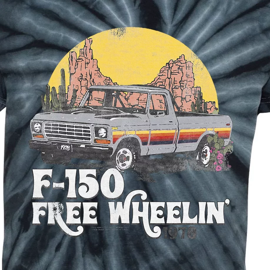 Ford Trucks F150 Desert Ride Kids Tie-Dye T-Shirt