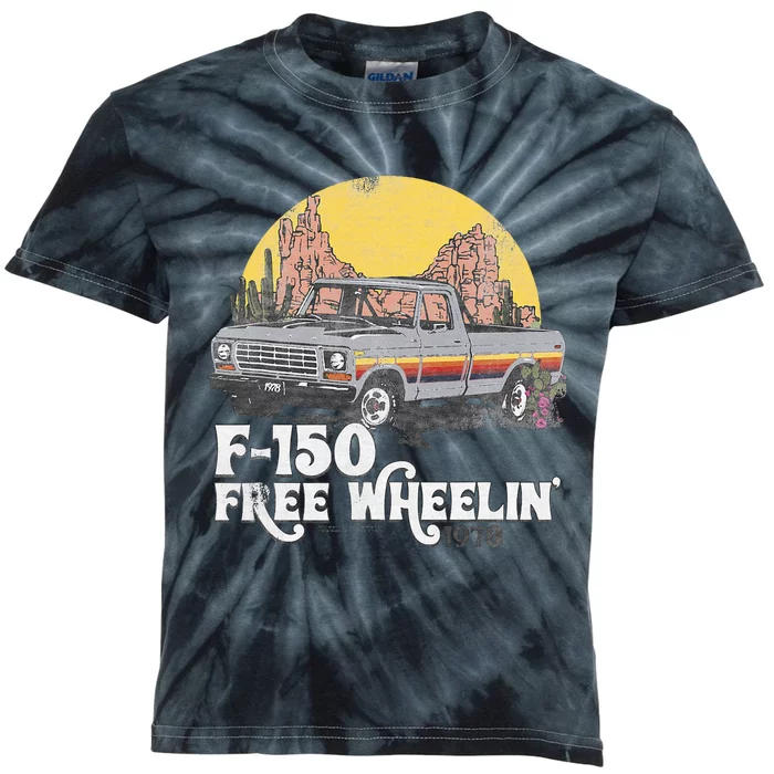 Ford Trucks F150 Desert Ride Kids Tie-Dye T-Shirt