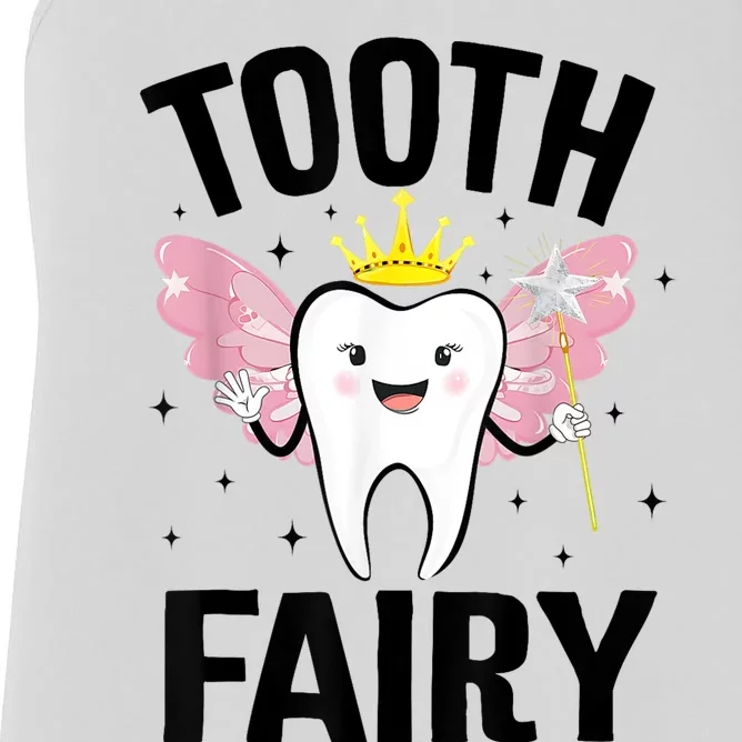 Funny Tooth Fairy Halloween Costume Women's Racerback Tank