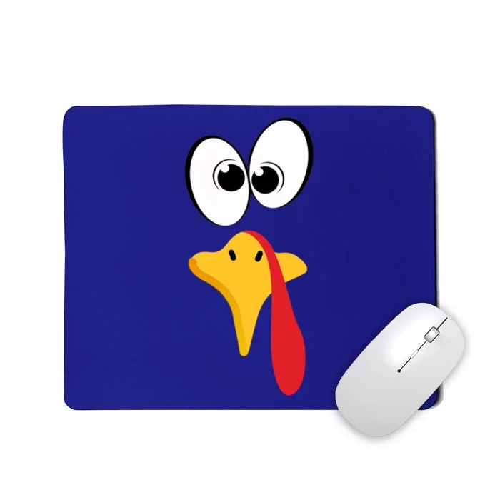 Funny Turkey Face Gift Mousepad