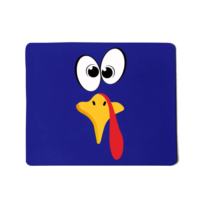 Funny Turkey Face Gift Mousepad