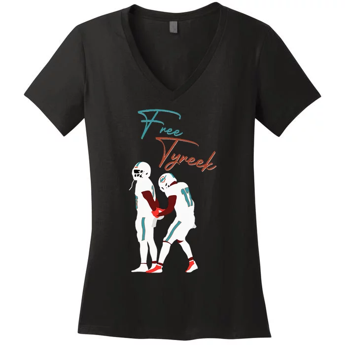 Free Tyreek Women's V-Neck T-Shirt