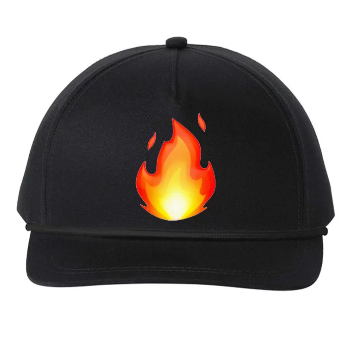 Fire Ts & Fire Designed Clothing Of Hot Fire Snapback Five-Panel Rope Hat