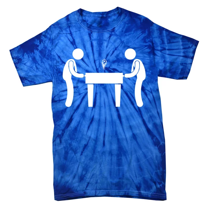 Football Table Football Buddies FatherS Day Birthday Gift Tie-Dye T-Shirt