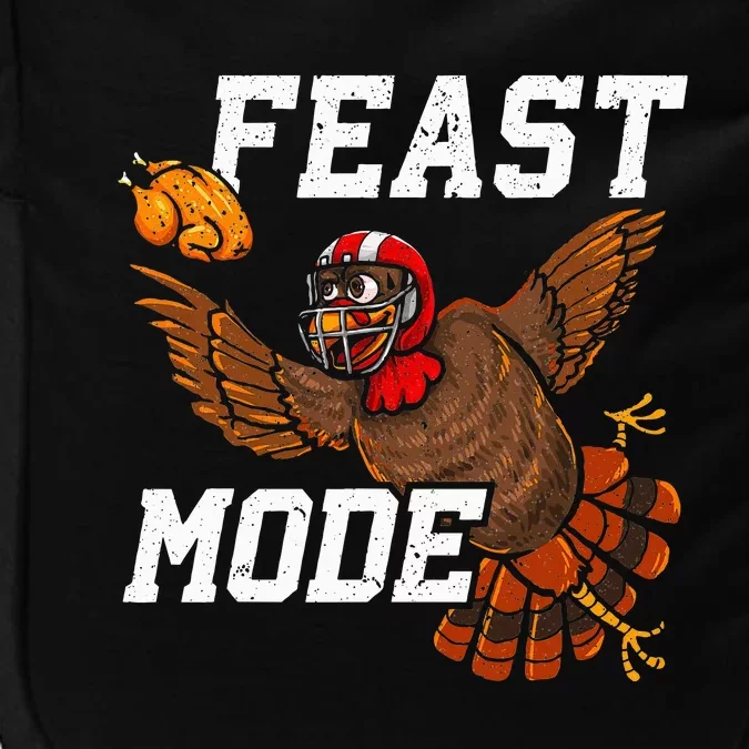 Football Thanksgiving Feast Mode Turkey Thanksgiving Impact Tech Backpack