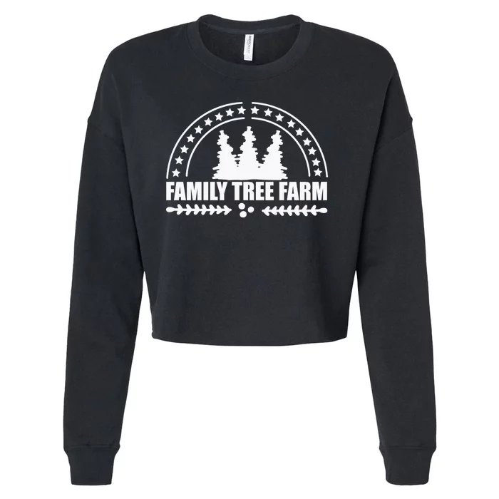 Family Tree Farm Cropped Pullover Crew