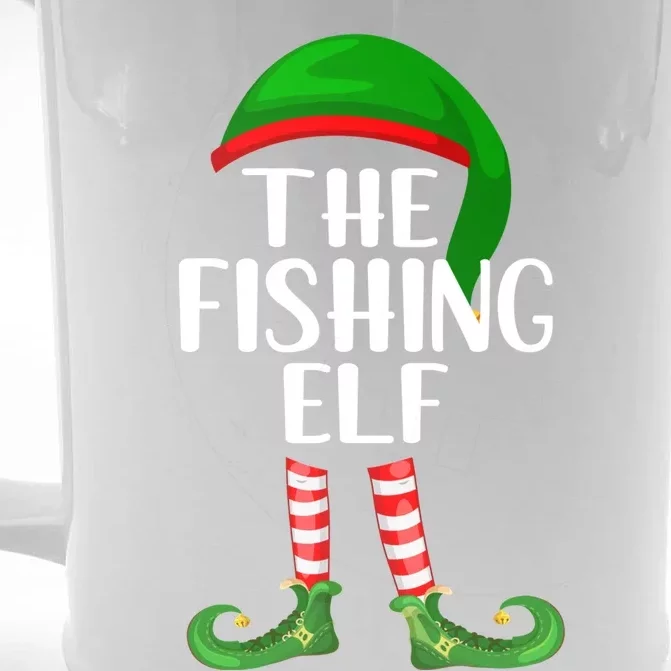 Funny The Fishing Matching Family Christmas Cute Gift Front & Back Beer Stein