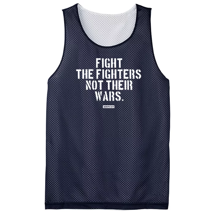 Fight The Fighters Mesh Reversible Basketball Jersey Tank