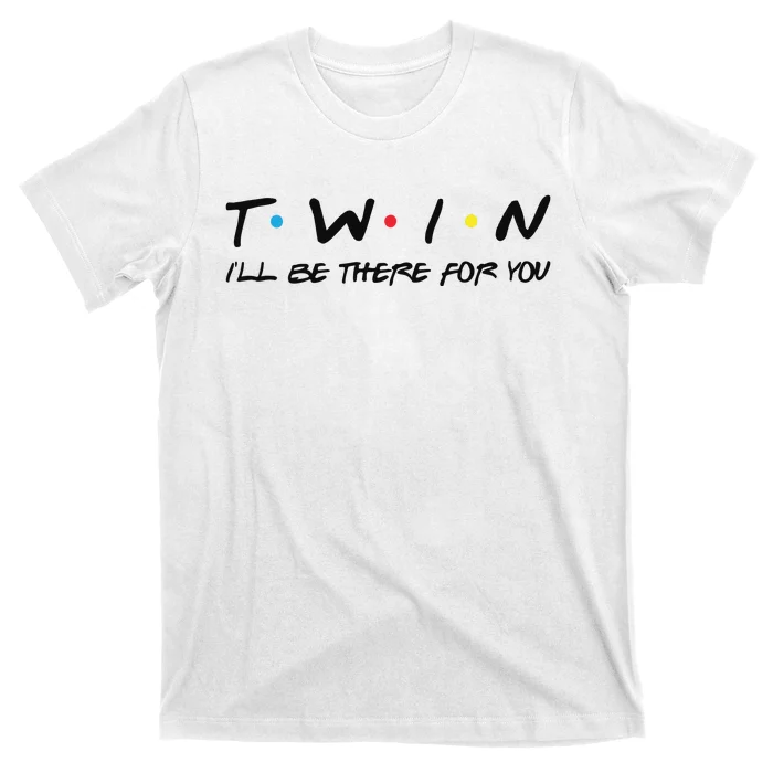 Funny Twin Friends Theme Twin T-Shirt