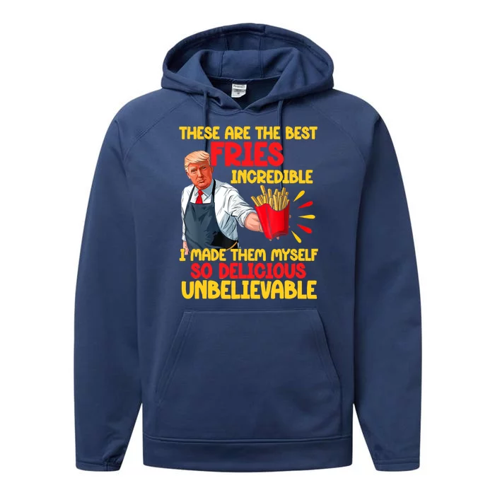 Funny Trump Performance Fleece Hoodie