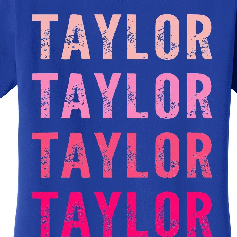 Funny T.Aylor First Given Name Retro Women's T-Shirt