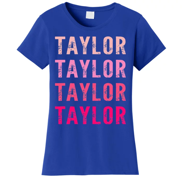 Funny T.Aylor First Given Name Retro Women's T-Shirt