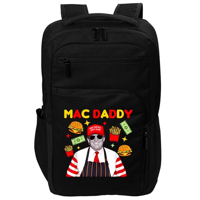 Funny Trump Fries Making Fries Mac Daddy Impact Tech Backpack