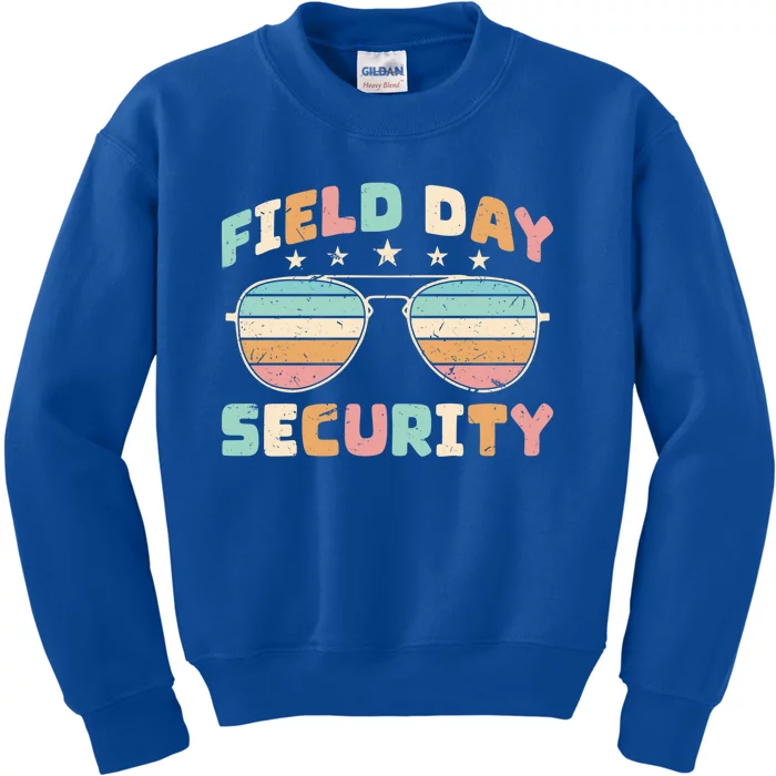 Funny Teacher Field Day Security Gift Kids Sweatshirt