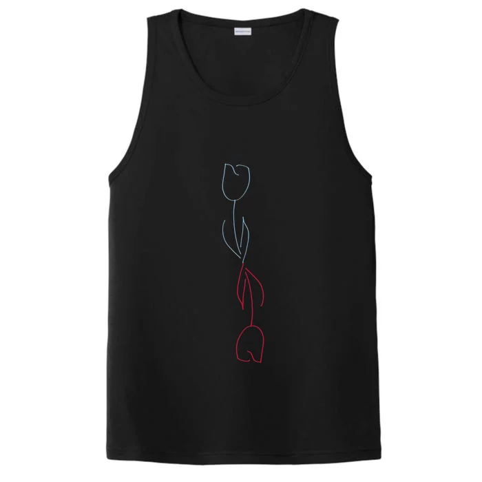 Fringe Tulip Performance Tank