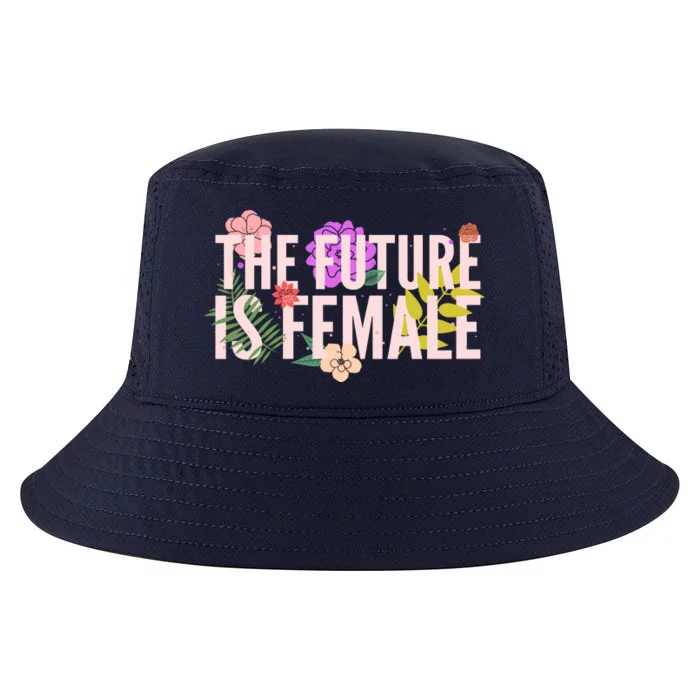 Floral The Future Is Female Cool Comfort Performance Bucket Hat