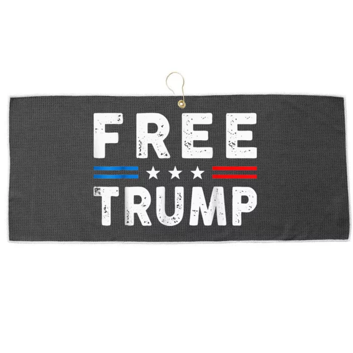 Free Trump Free Donald Trump 2024 Essential Large Microfiber Waffle Golf Towel