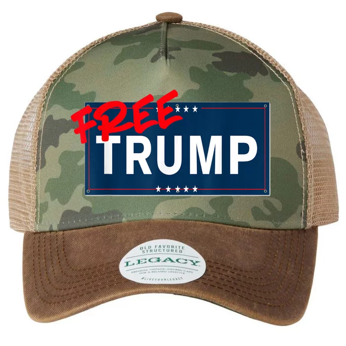 Free Donald Trump Republican Support Legacy Tie Dye Trucker Hat